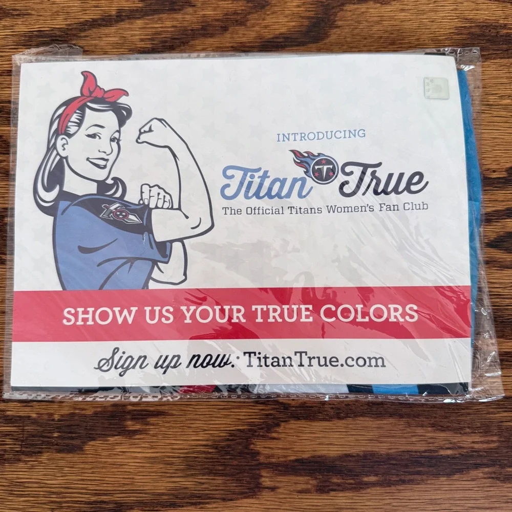 Tennessee Titans Flag NFL 24x42 Blue 1999-2013 Coca-Cola Kroger Banner